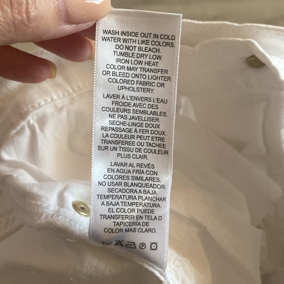 Frame White Le High Straight Denim Size 26 - Picture 8 of 8